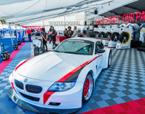 汽車配件展覽會地臺，鎖扣拼接式展會地板